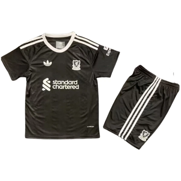 Liverpool Doelman Tenue Kinderen 25/26 Zwart Liverpool Doelman Tenue Kinderen 25/26 Zwart