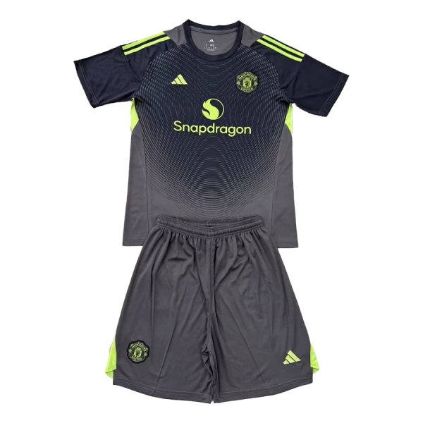 Manchester United Doelman Tenue Kinderen 25/26 Zwart Manchester United Doelman Tenue Kinderen 25/26 Zwart