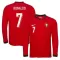 Portugal Cristiano Ronaldo 7 Thuisshirt 2025 Lange Mouwen