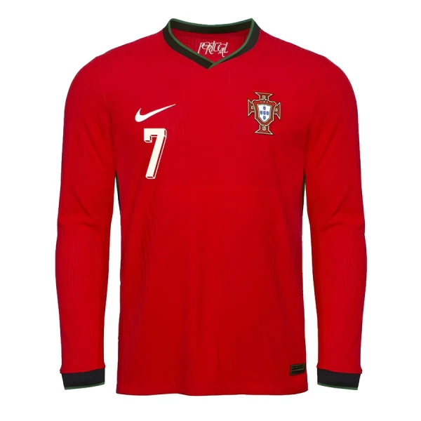 Portugal Cristiano Ronaldo 7 Thuisshirt 2025 Lange Mouwen
