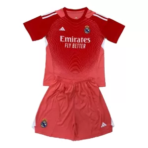 Real Madrid Doelman Tenue Kinderen 25/26 Rood Real Madrid Doelman Tenue Kinderen 25/26 Rood