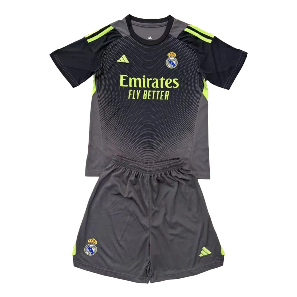 Real Madrid Doelman Tenue Kinderen 25/26 Zwart Real Madrid Doelman Tenue Kinderen 25/26 Zwart