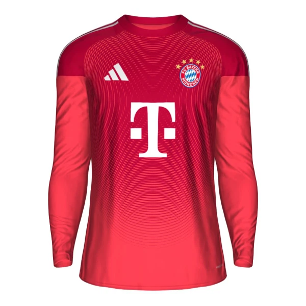 FC Bayern München Doelman Shirt 25/26 Lange Mouwen Rood FC Bayern München Doelman Shirt 25/26 Lange Mouwen Rood