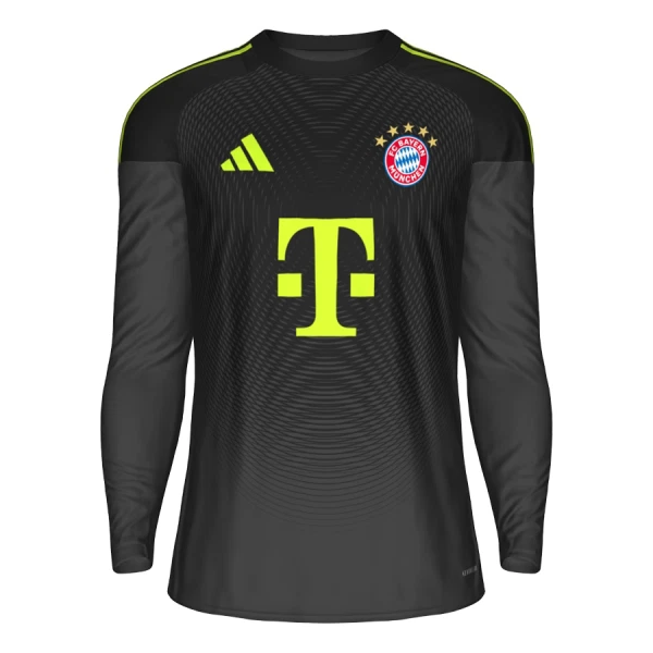 FC Bayern München Doelman Shirt 25/26 Lange Mouwen Zwart FC Bayern München Doelman Shirt 25/26 Lange Mouwen Zwart