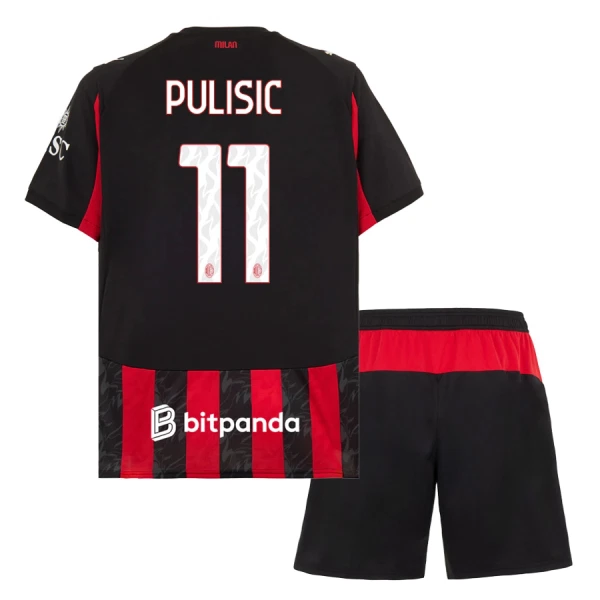 AC Milan Christian Pulišić 11 Thuistenue Kinderen 25/26 AC Milan Christian Pulišić 11 Thuistenue Kinderen 25/26