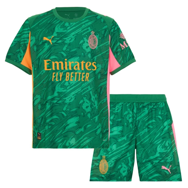 AC Milan Doelman Tenue Kinderen 25/26 Groente AC Milan Doelman Tenue Kinderen 25/26 Groente