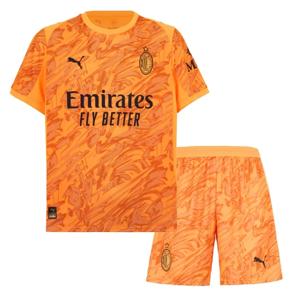 AC Milan Doelman Tenue Kinderen 25/26 Oranje AC Milan Doelman Tenue Kinderen 25/26 Oranje