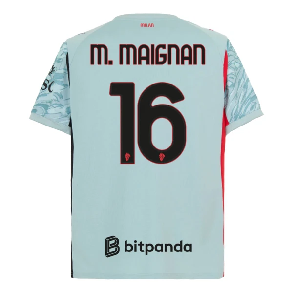 AC Milan M. Maignan 16 Doelman Shirt 25/26 Blauw AC Milan M. Maignan 16 Doelman Shirt 25/26 Blauw