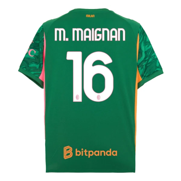 AC Milan M. Maignan 16 Doelman Shirt 25/26 Groente AC Milan M. Maignan 16 Doelman Shirt 25/26 Groente