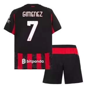 AC Milan Santiago Gimenez 7 Thuistenue Kinderen 25/26 AC Milan Santiago Gimenez 7 Thuistenue Kinderen 25/26