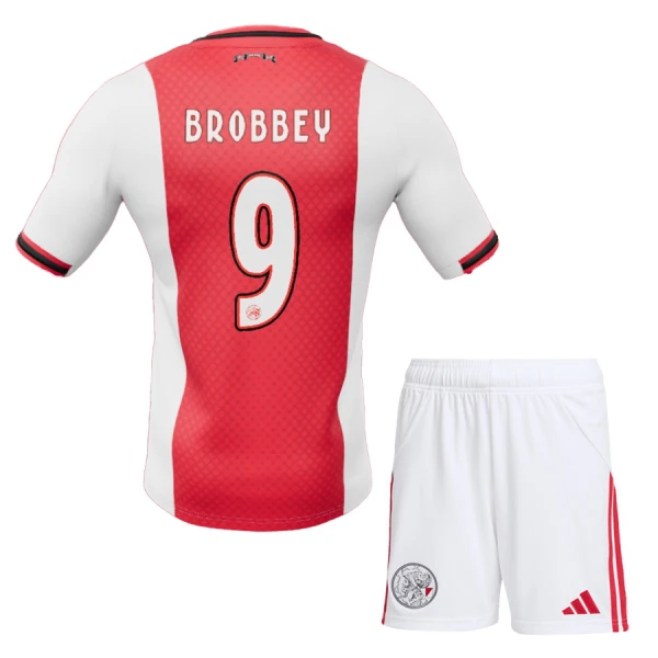 Ajax Amsterdam Brobbey 9 Thuistenue Kinderen 25/26