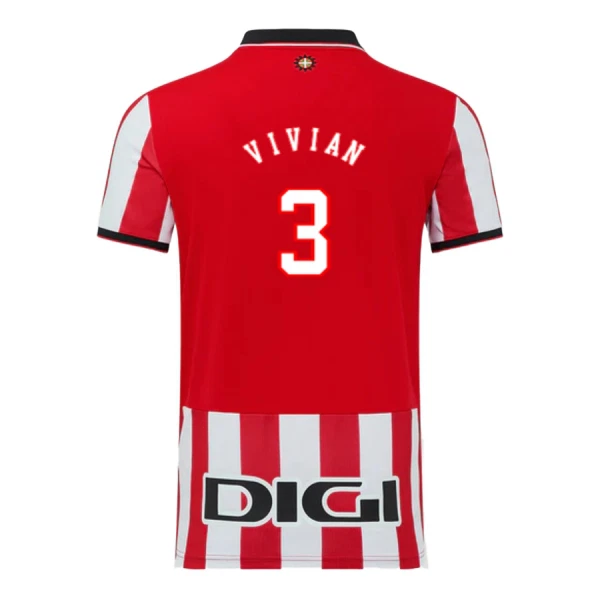 Athletic Bilbao Vivian 3 Thuisshirt 25/26 Athletic Bilbao Vivian 3 Thuisshirt 25/26