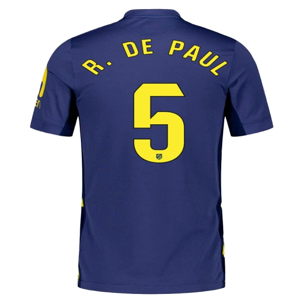 Atlético Madrid Rodrigo de Paul 5 Uitshirt 25/26 Atlético Madrid Rodrigo de Paul 5 Uitshirt 25/26