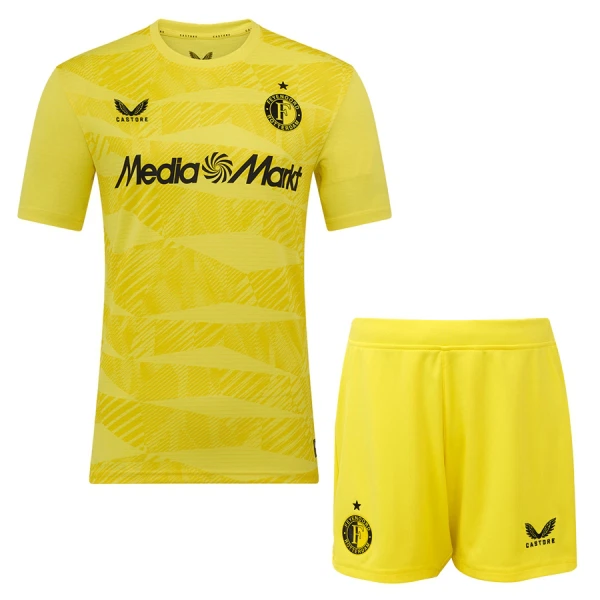 Feyenoord Rotterdam Doelman Tenue Kinderen 25/26 Geel Feyenoord Rotterdam Doelman Tenue Kinderen 25/26 Geel