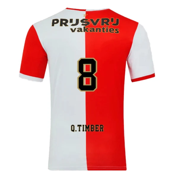 Feyenoord Rotterdam Q. Timber 8 Thuisshirt 25/26 Feyenoord Rotterdam Q. Timber 8 Thuisshirt 25/26