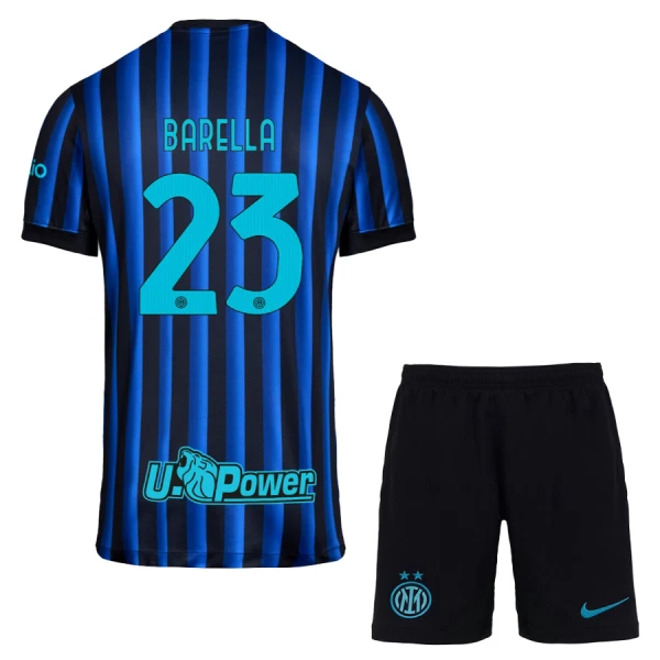 Inter Milan Barella 23 Thuistenue Kinderen 25/26 Inter Milan Barella 23 Thuistenue Kinderen 25/26