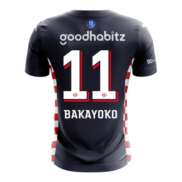 PSV Eindhoven Bakayoyo 11 Uitshirt 25/26 PSV Eindhoven Bakayoyo 11 Uitshirt 25/26