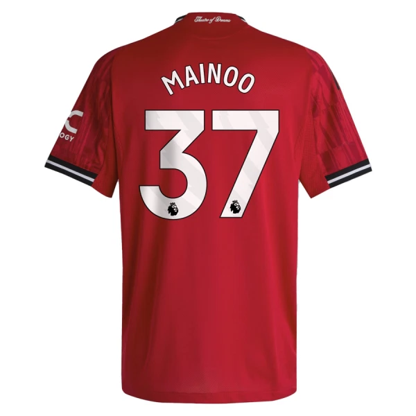 Manchester United Mainoo 37 Thuisshirt 25/26 Manchester United Mainoo 37 Thuisshirt 25/26