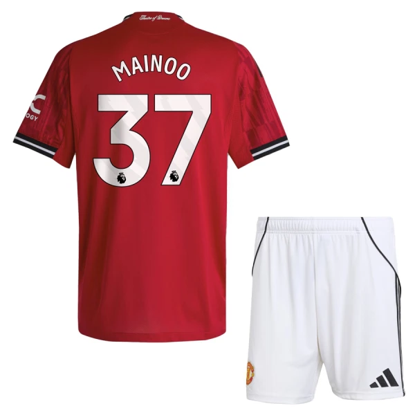 Manchester United Mainoo 37 Thuistenue Kinderen 25/26 Manchester United Mainoo 37 Thuistenue Kinderen 25/26