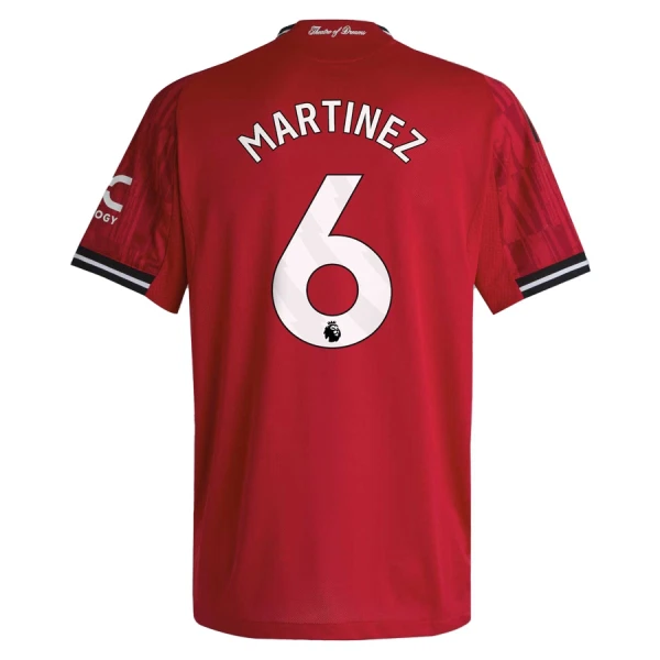 Manchester United Martinez 6 Thuisshirt 25/26 Manchester United Martinez 6 Thuisshirt 25/26