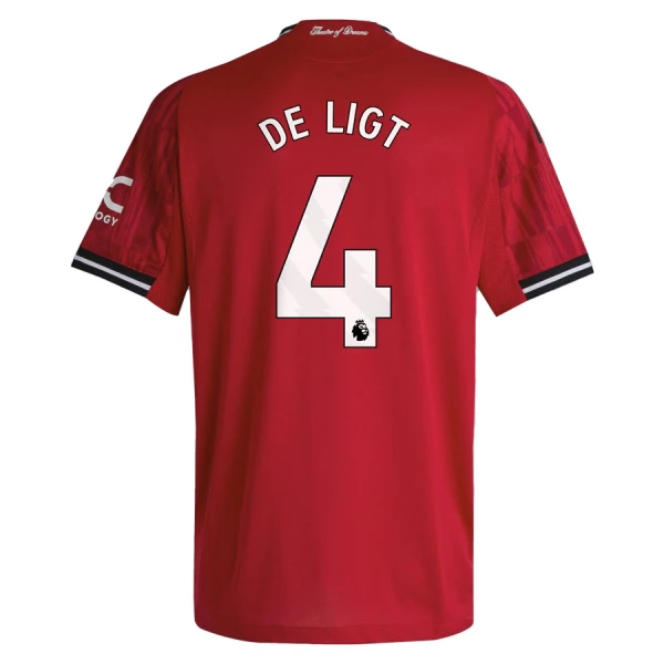 Manchester United Matthijs de Ligt 4 Thuisshirt 25/26 Manchester United Matthijs de Ligt 4 Thuisshirt 25/26