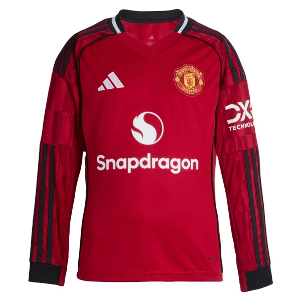 Manchester United Thuisshirt 25/26 Lange Mouwen Manchester United Thuisshirt 25/26 Lange Mouwen