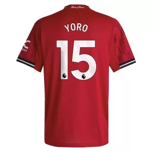 Manchester United Yoro 15 Thuisshirt 25/26