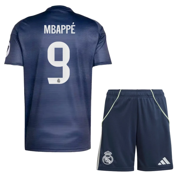 Real Madrid Kylian Mbappé 9 Uittenue Kinderen 25/26 Real Madrid Kylian Mbappé 9 Uittenue Kinderen 25/26