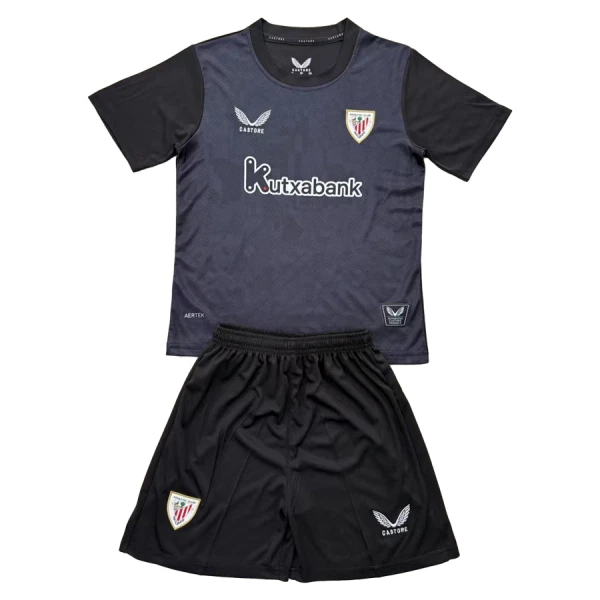 Athletic Bilbao Doelman Tenue Kinderen 25/26 Zwart Athletic Bilbao Doelman Tenue Kinderen 25/26 Zwart