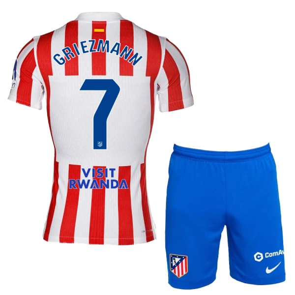 Atlético Madrid Antoine Griezmann 7 Thuistenue Kinderen 25/26 Atlético Madrid Antoine Griezmann 7 Thuistenue Kinderen 25/26
