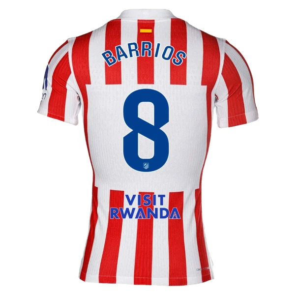 Atlético Madrid Barrios 8 Thuisshirt 25/26 Atlético Madrid Barrios 8 Thuisshirt 25/26
