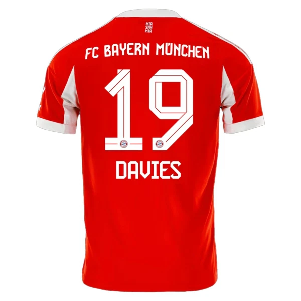 FC Bayern München Alphonso Davies 19 Thuisshirt 25/26 FC Bayern München Alphonso Davies 19 Thuisshirt 25/26