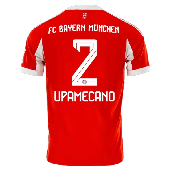 FC Bayern München Dayot Upamecano 2 Thuisshirt 25/26 FC Bayern München Dayot Upamecano 2 Thuisshirt 25/26