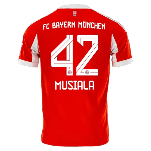 FC Bayern München Jamal Musiala 42 Thuisshirt 25/26 FC Bayern München Jamal Musiala 42 Thuisshirt 25/26