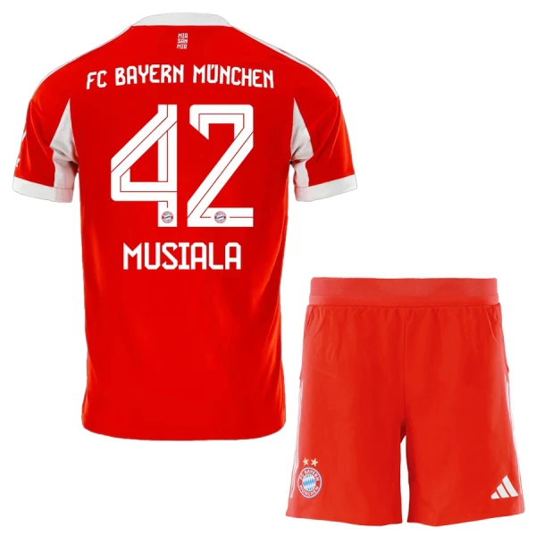FC Bayern München Jamal Musiala 42 Thuistenue Kinderen 25/26 FC Bayern München Jamal Musiala 42 Thuistenue Kinderen 25/26
