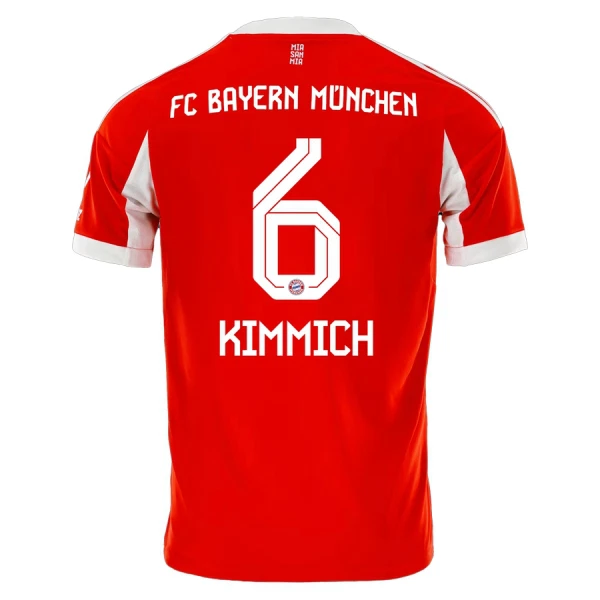 FC Bayern München Joshua Kimmich 6 Thuisshirt 25/26 FC Bayern München Joshua Kimmich 6 Thuisshirt 25/26
