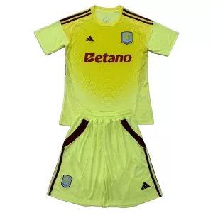 Aston Villa Doelman Tenue Kinderen 25/26 Geel Aston Villa Doelman Tenue Kinderen 25/26 Geel