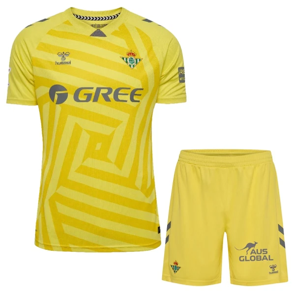 Real Betis Doelman Tenue Kinderen 25/26 Geel