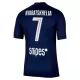 Paris Saint-Germain Kvaratskhelia 7 Thuisshirt 25/26