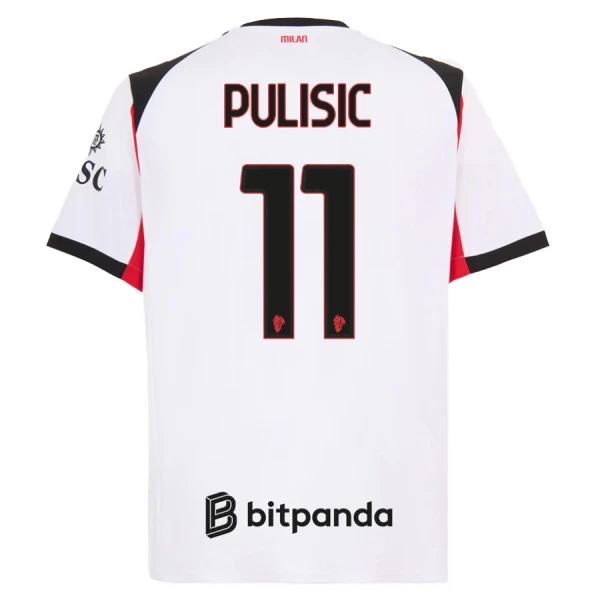 AC Milan Christian Pulišić 11 Uitshirt 25/26 AC Milan Christian Pulišić 11 Uitshirt 25/26