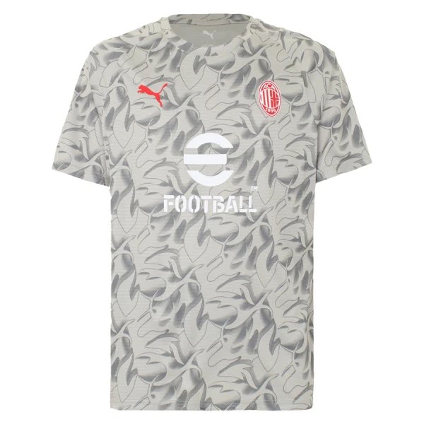AC Milan Pre-Match Shirt 25/26 Grijs AC Milan Pre-Match Shirt 25/26 Grijs