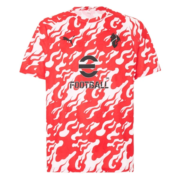 AC Milan Pre-Match Shirt 25/26 Rood AC Milan Pre-Match Shirt 25/26 Rood