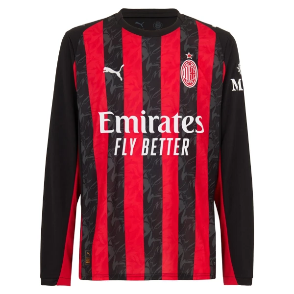 AC Milan Thuisshirt 25/26 Lange Mouwen AC Milan Thuisshirt 25/26 Lange Mouwen