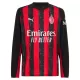 AC Milan Thuisshirt 25/26 Lange Mouwen AC Milan Thuisshirt 25/26 Lange Mouwen