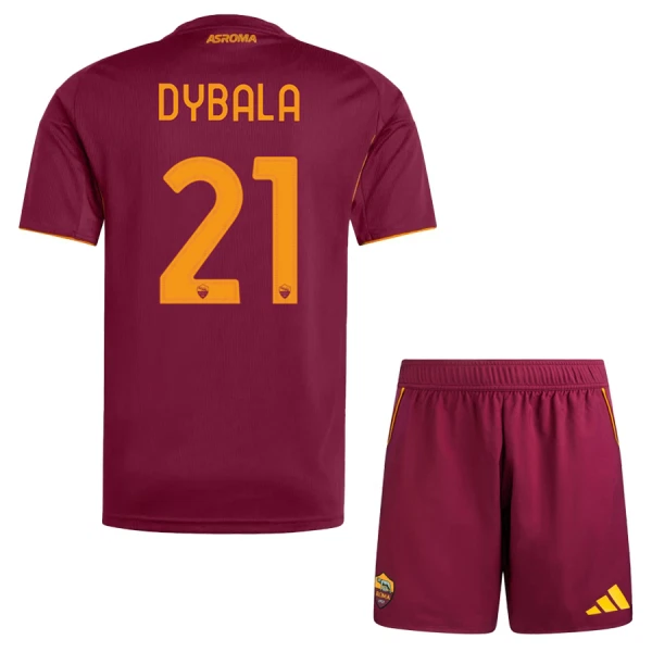 AS Roma Paulo Dybala 21 Thuistenue Kinderen 25/26