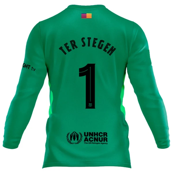 FC Barcelona Marc-André ter Stegen 1 Doelman Shirt 25/26 Lange Mouwen FC Barcelona Marc-André ter Stegen 1 Doelman Shirt 25/26 Lange Mouwen