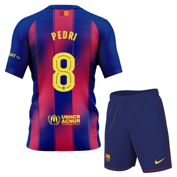 FC Barcelona Pedri 8 Thuistenue Kinderen 25/26