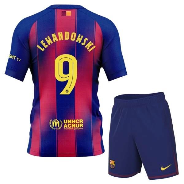 FC Barcelona Robert Lewandowski 9 Thuistenue Kinderen 25/26 FC Barcelona Robert Lewandowski 9 Thuistenue Kinderen 25/26