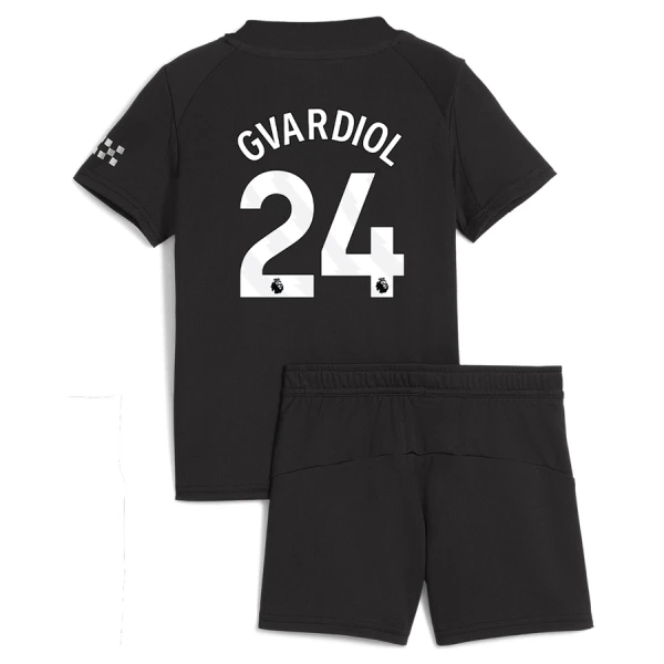 Manchester City Josko Gvardiol 24 Uittenue Kinderen 25/26 Manchester City Josko Gvardiol 24 Uittenue Kinderen 25/26