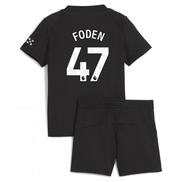 Manchester City Phil Foden 47 Uittenue Kinderen 25/26